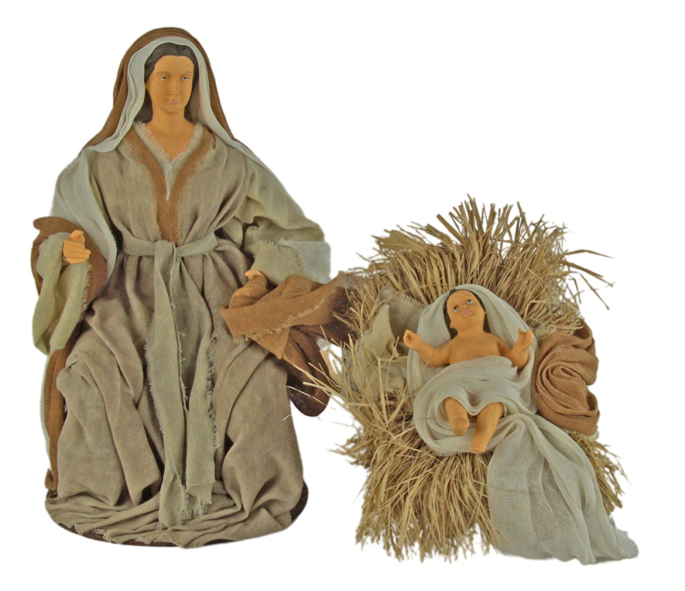 Große Ankleidefiguren Heilige Familie 3-tlg., ca. 60 cm, CR 38195